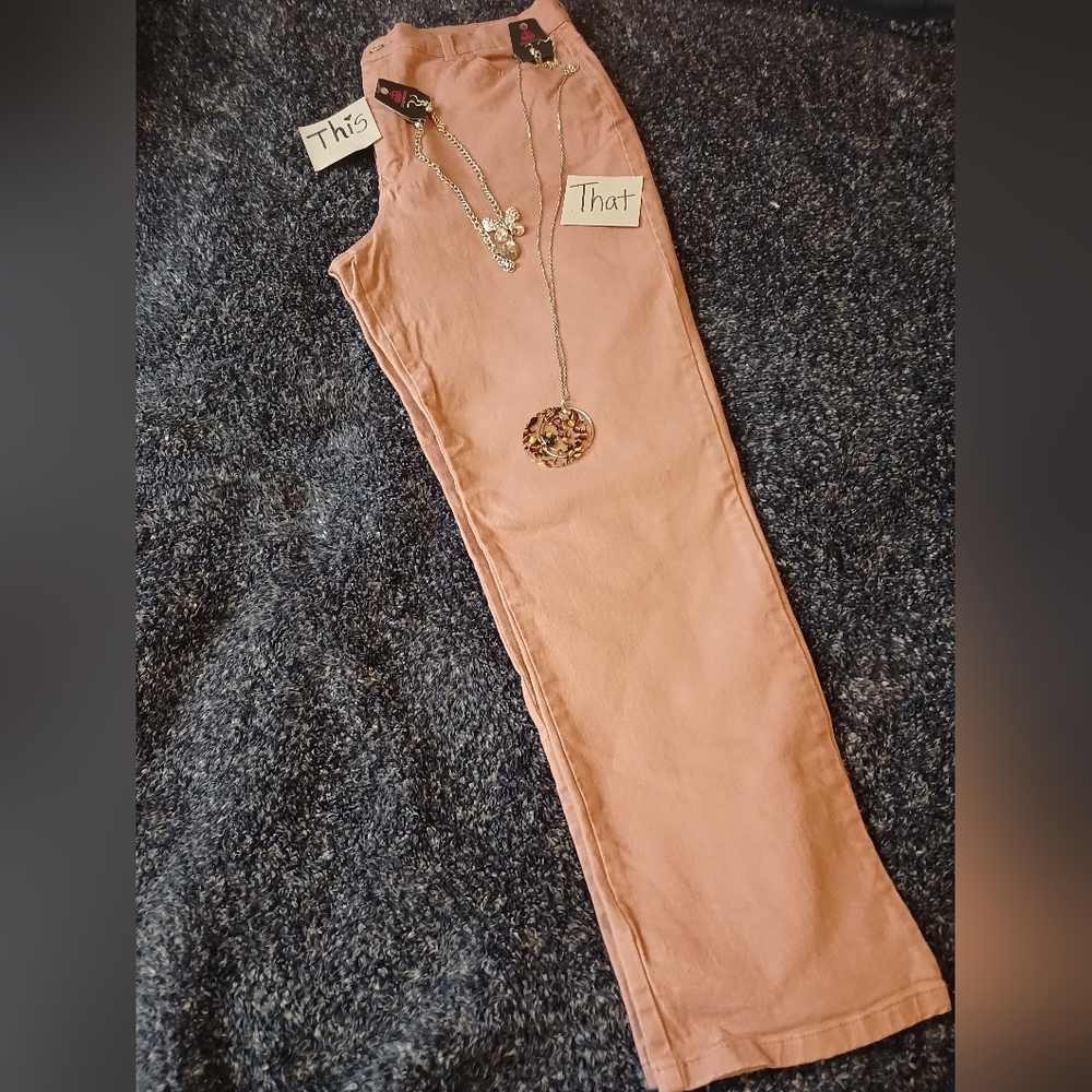 5/$25 Gloria Vanderbilt Mauve Jeans Rebecca Style Size 14